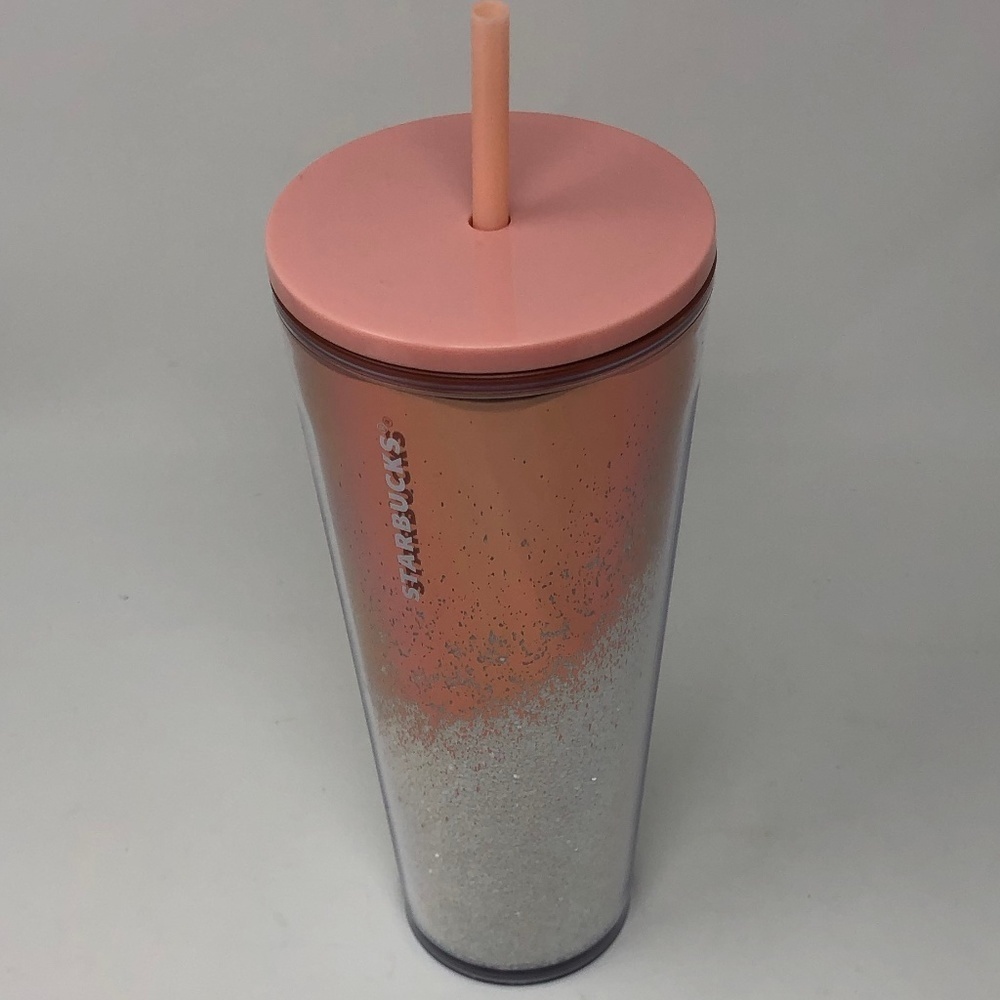 Starbucks Holiday 2019 Pink Mirror 24oz Tumbler